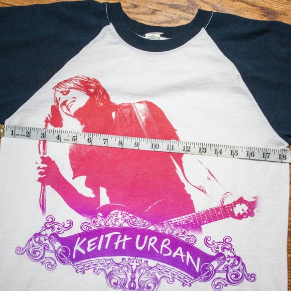 2009 Keith Urban Escape Together Tour Long Sleeve Baseball T-Shirt - Picture 3 of 7